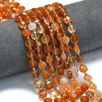 Natural Red Agate Beads Strands G-C116-A12-02-1