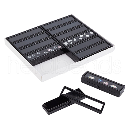 Imitation Leather Boxs with Clear Glass Window CON-WH0095-118-1