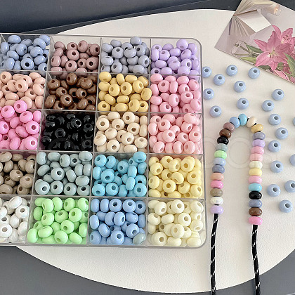 Opaque Acrylic Beads OACR-N138-21-1