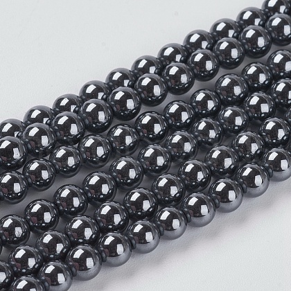 Non-magnetic Synthetic Hematite Beads Strands X-G-H1073-1-1