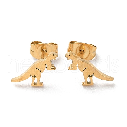304 Stainless Steel Stud Earrings EJEW-B022-01G-1