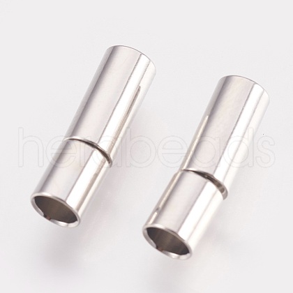 Brass Bayonet Clasps KK-P149-08C-1