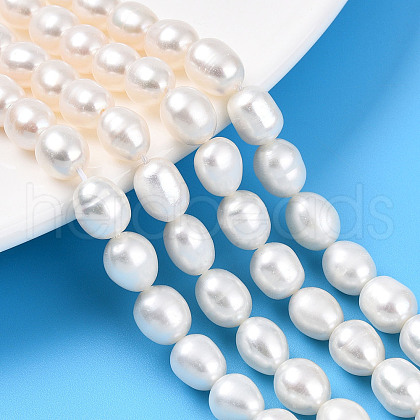 Natural Cultured Freshwater Pearl Beads Strands PEAR-N012-07X-1