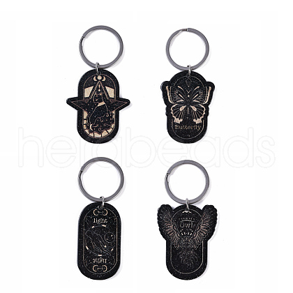 4Pcs Acrylic Keychain KEYC-JKC01005-S-1