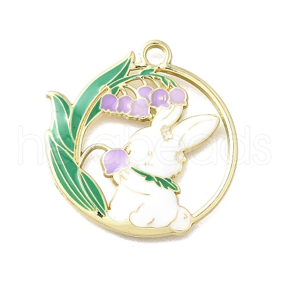 Alloy Enamel Pendants FIND-G090-03B-03-1
