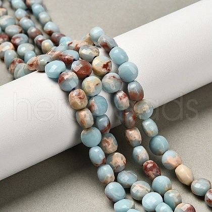 Synthetic ShouShan Stone Beads Strands G-C179-A6mm-26-1