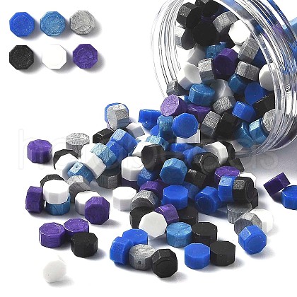 6 Colors Sealing Wax Particles DIY-X0294-11F-1