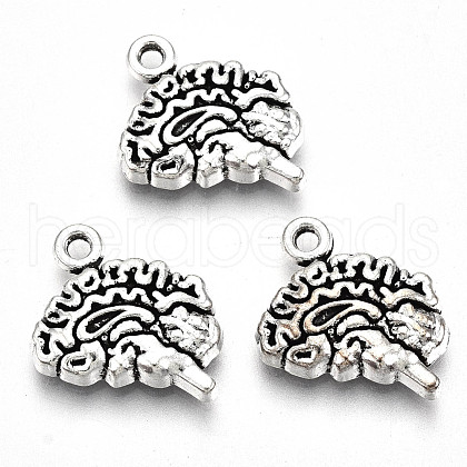 Tibetan Style Alloy Charms X-TIBE-S323-049AS-RS-1