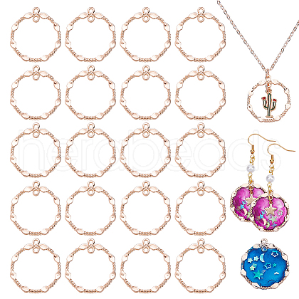 CHGCRAFT 30Pcs Alloy Connector Charms FIND-CA0006-37-1