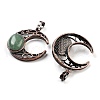 Natural Green Aventurine Pendants G-L602-01R-19-2