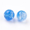 Transparent Crackle Acrylic Beads MACR-E025-24D-10mm-2