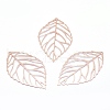 Brass Big Pendants KK-P155-02RG-NR-1