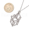 3Pcs 3 Sizes 304 Stainless Steel Macrame Pouch Empty Stone Holder Necklace Making NJEW-JN05239-4