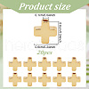 ANATTASOUL 20Pcs Brass Beads KK-AN0001-05-2