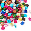 180Pcs 9 Colors 2-Hole Drawbench Glass Seed Beads SEED-TA0001-06-3