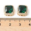 Brass Micro Pave Cubic Zirconia Beads KK-A253-20G-03-3
