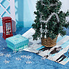 SUNNYCLUE 100Pcs Christmas Transparent Acrylic Connector Charms OACR-SC0001-58-4