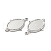 Non-Tarnish 304 Stainless Steel Pendant Cabochon Settings STAS-L020-036P-2