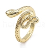 Rack Plating Brass Cuff Finger Rings for Women RJEW-M028-36G-2