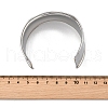 304 Stainless Steel Cuff Bangles BJEW-Z127-01P-3