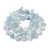 Natural Aquamarine Beads Strands G-P534-A08-02-3