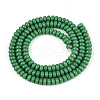 Opaque Spray Painted Glass Beads GLAA-ZX008-4mm-18C-2