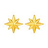Simple Stainless Steel Geometric Star Stud Earrings YE9764-3