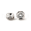 Brass Rhinestone Spacer Beads RB-A014-Z6mm-01S-NF-3