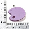 Opaque Resin Pendants FIND-M012-01D-3