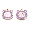 Alloy Enamel Pendants ENAM-N054-74B-2