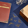   100Pcs 4 Styles Iron Filigree Joiners Sets IFIN-PH0002-18AB-5