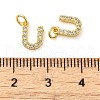 Brass Micro Pave Cubic Zirconia Pendants KK-M273-02G-U-3