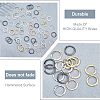 Fingerinspire 60Pcs 5 Colors Brass Linking Rings KK-FG0001-01-4