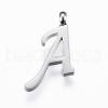 304 Stainless Steel Pendants STAS-F129-A-P-1