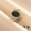 Elegant 304 Stainless Steel Enamel Cuff Ring RV3752-1-1