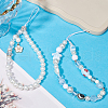 Gorgecraft 2Pcs 2 Styles Plastic Pearl & Resin & Glass Mobile Straps AJEW-GF0001-21B-4