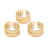 Ion Plating(IP) 304 Stainless Steel Finger Rings RJEW-L102-38G-1
