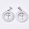 201 Stainless Steel Pendants STAS-N089-30P-2