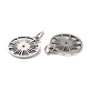 Non-Tarnish 201 Stainless Steel Pendants STAS-G253-02P-3