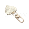Alloy Enamel Heart Pendant Decorations HJEW-JM03150-02-4