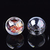 Round Handmade One Hole Blown Glass Globe Ball Bottles BLOW-R002-14mm-AB-2