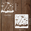Large Plastic Reusable Drawing Painting Stencils Templates DIY-WH0172-798-2
