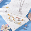   16Pcs 4 Colors Brass Micro Pave Cubic Zirconia Pendant Bails FIND-PH0021-30-5