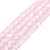 AB Color Plate Glass Beads Strands EGLA-P051-06A-C01-2