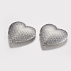 Tarnish Resistant 201 Stainless Steel Locket Pendants STAS-G168-11P-1