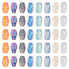 Craftdady 80Pcs 8 Colors Transparent Electroplate Glass Beads EGLA-CD0001-10-10