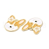 Alloy Enamel Pendants ENAM-D046-46G-2