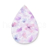 Printed Opaque Acrylic Pendants FIND-K017-16F-1