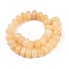 Natural Yellow Jade Beads Strands G-T138-74A-2