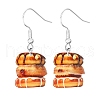 Acrylic Food Model Dangle Earrings PW-WG51A76-09-1